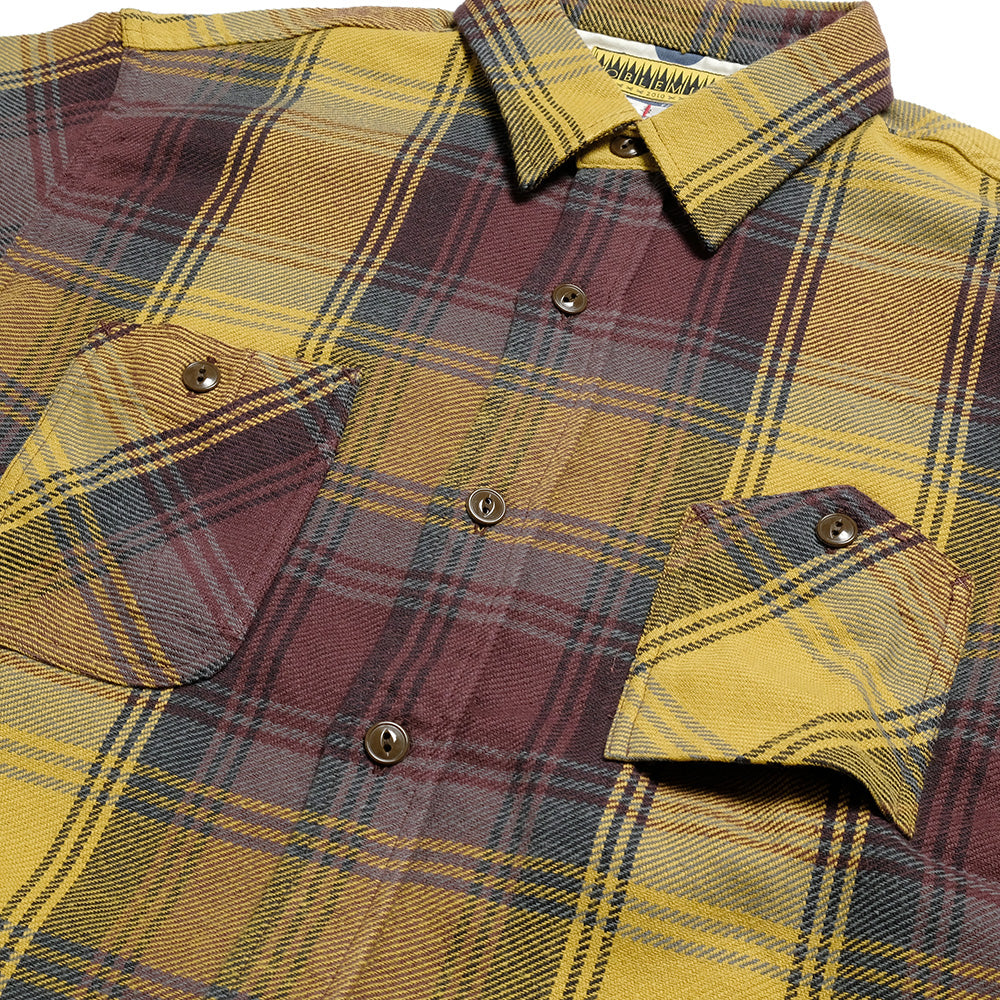 NOBLE MINE - Twill Check L/S Work Shirt - NM656-36