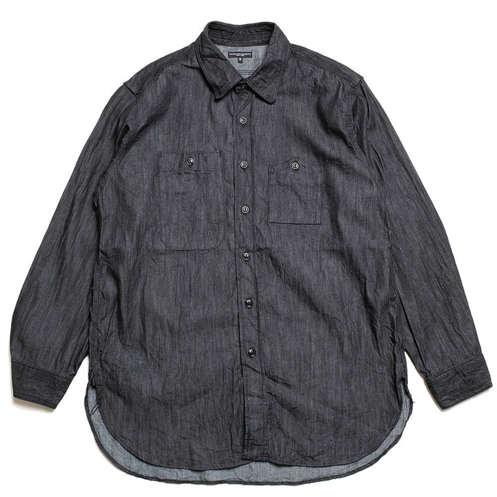 Engineered Garments - Work Shirt - Cotton Denim Shirting - NQ020