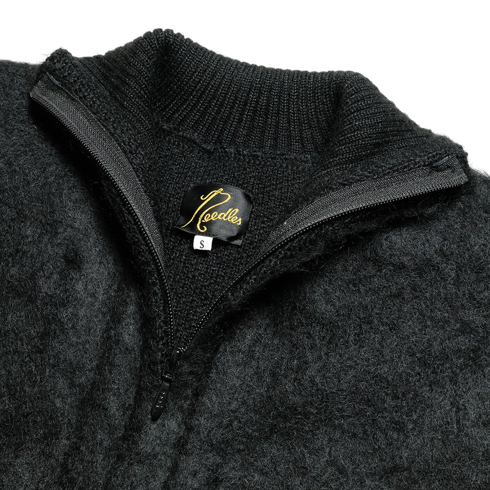 Needles - Zipped Mohair Cardigan - Solid - NS283