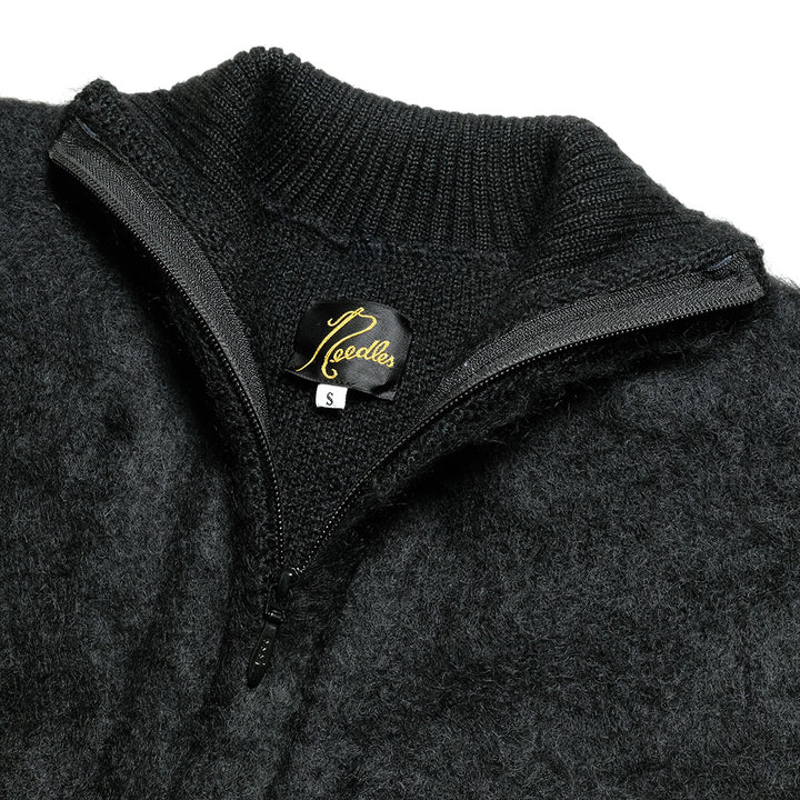 Needles - Zipped Mohair Cardigan - Solid - NS283