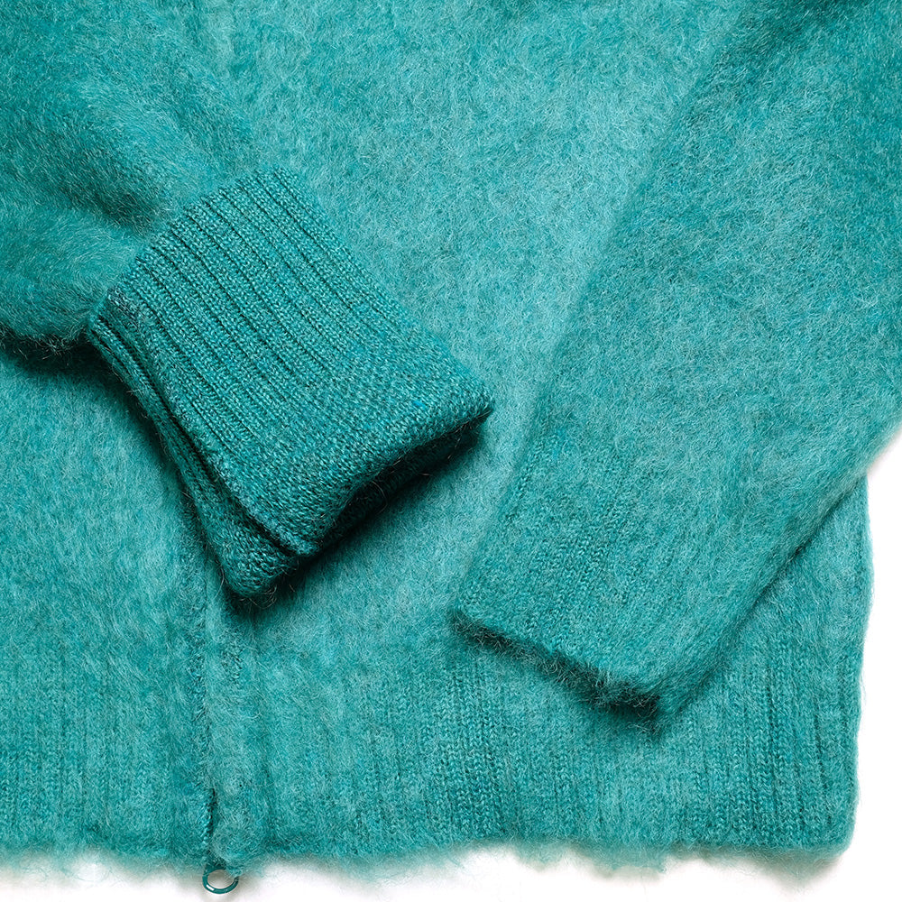 Needles - Zipped Mohair Cardigan - Solid - NS283