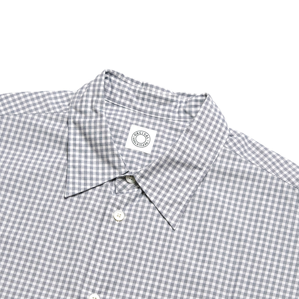 ORCIVAL - Typewriter Regular Collar Shirt - Plaid - OR-B0272TYS