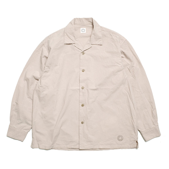 ORCIVAL - Garment Dye Poplin Open Collar Shirt - OR-B0362GDP