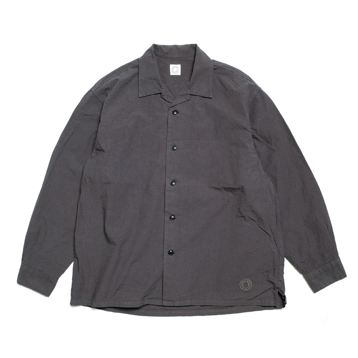 ORCIVAL - Garment Dye Poplin Open Collar Shirt - OR-B0362GDP