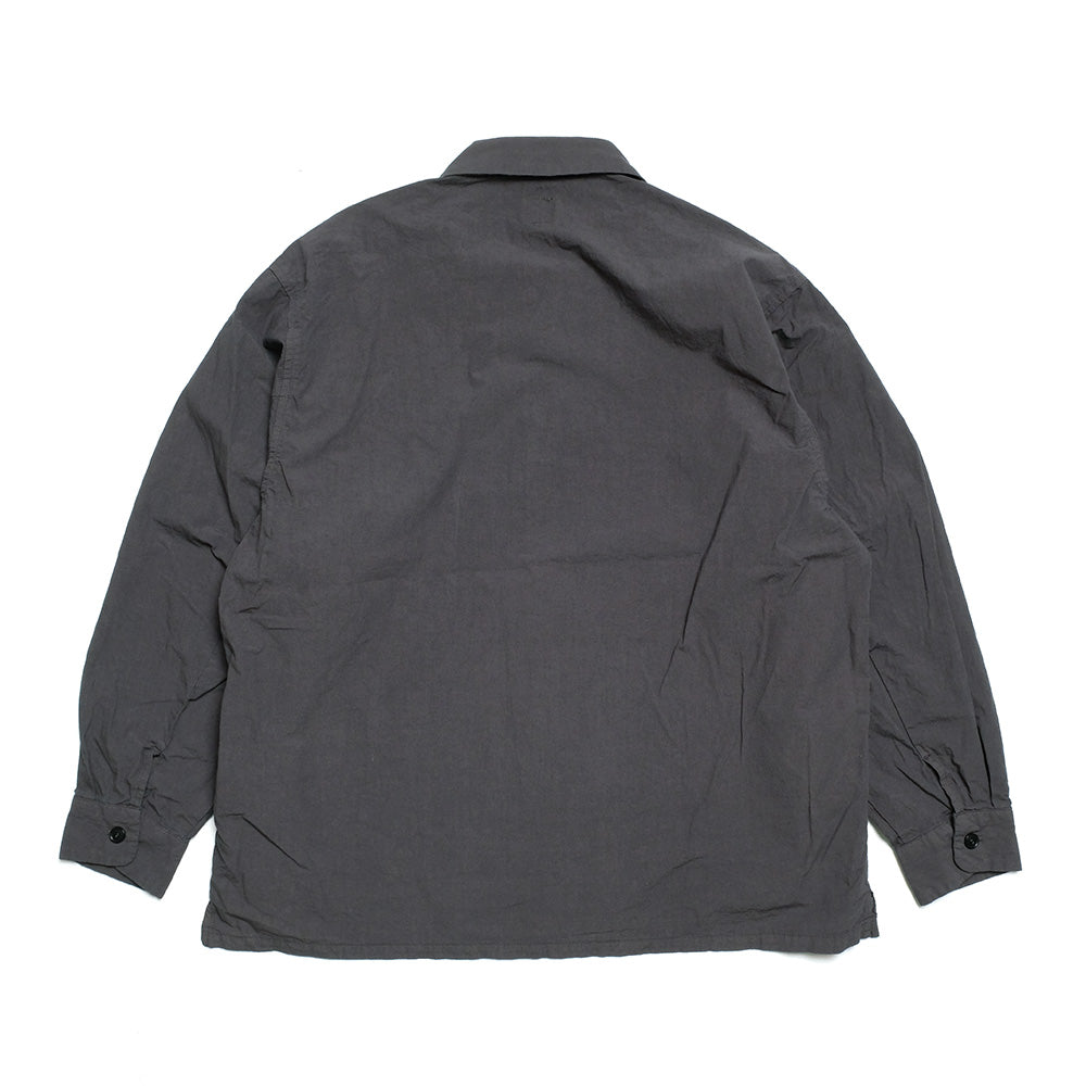 ORCIVAL - Garment Dye Poplin Open Collar Shirt - OR-B0362GDP