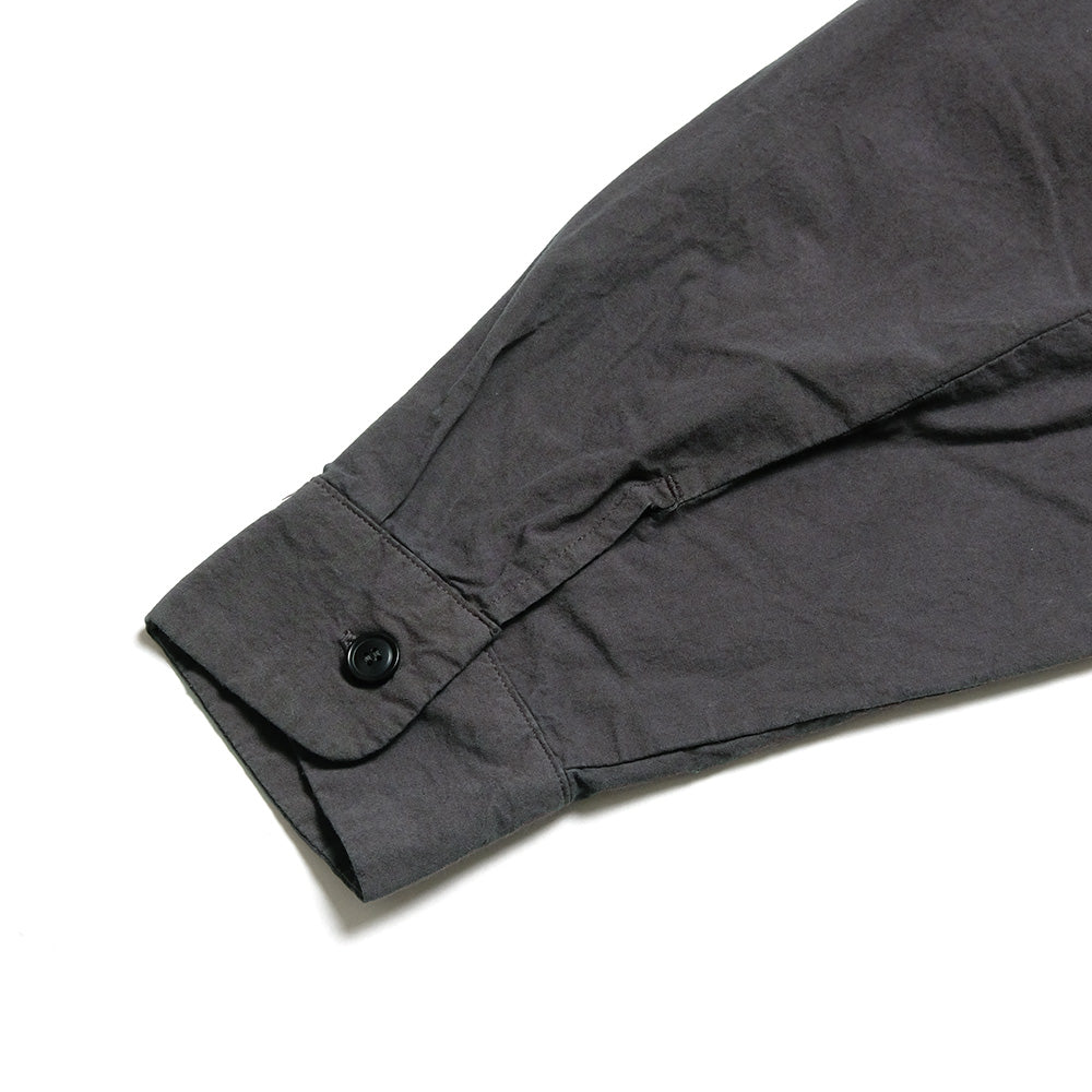 ORCIVAL - Garment Dye Poplin Open Collar Shirt - OR-B0362GDP