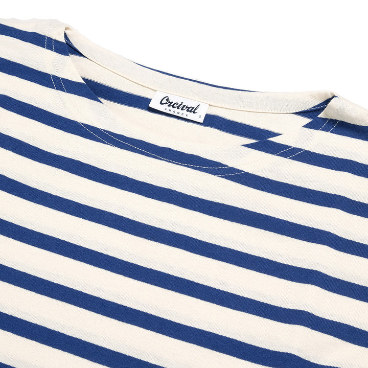 ORCIVAL - Men's - 18SUVIN JERSEY BOAT NECK SHORT SLEEVE BORDER - OR-C0084SOE