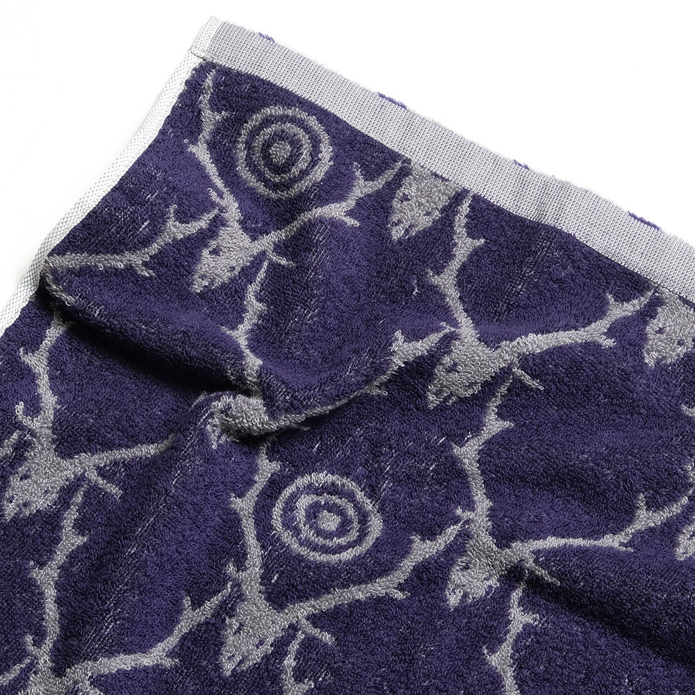 SOUTH2 WEST8 - Wash Towel - Cotton Pile Jq./Skull&Target - OT406