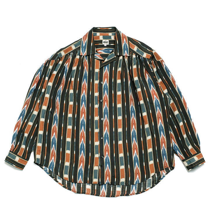 AïE  Painter Shirt Rayon Lawn Stripe Printed OT681