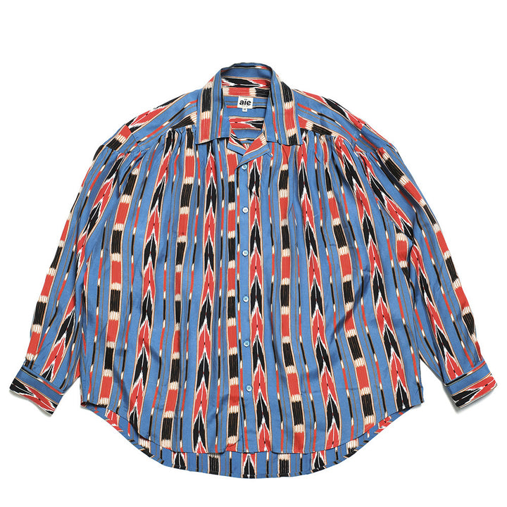 AïE  Painter Shirt Rayon Lawn Stripe Printed OT681