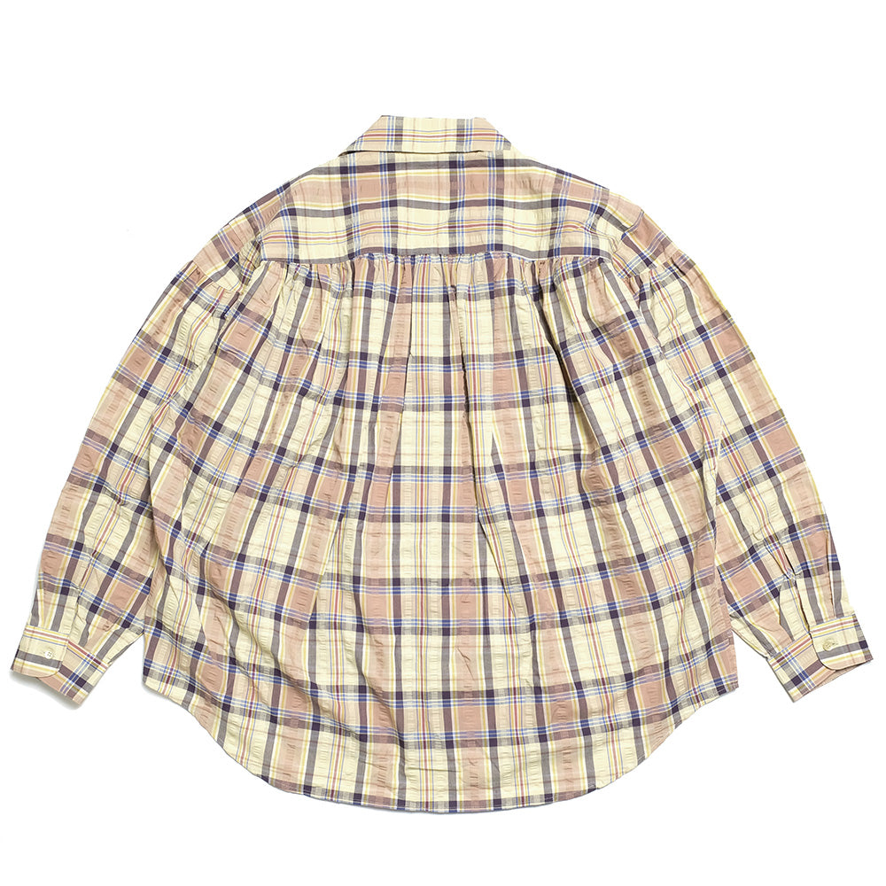 AïE  - Painter Shirt - Cotton Seersucker - Plaid - OT726