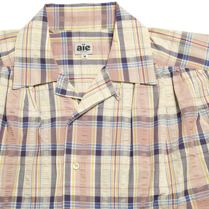 AïE  - Painter Shirt - Cotton Seersucker - Plaid - OT726