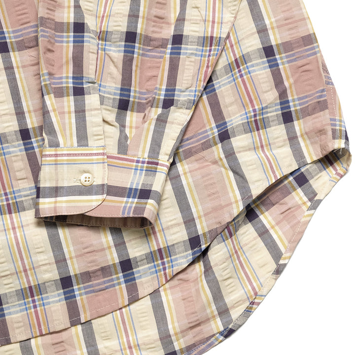 AïE  - Painter Shirt - Cotton Seersucker - Plaid - OT726