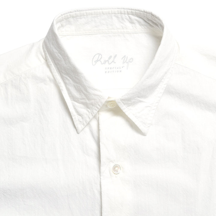 Porter Classic - ROLL UP STRIPE SHIRT - PC-016-3357-WHT