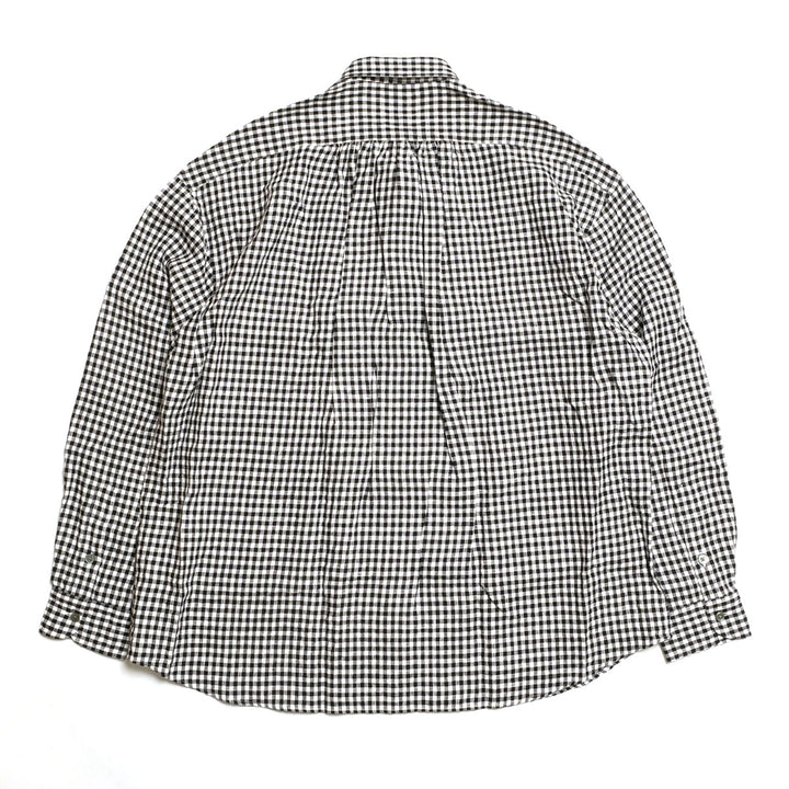 Porter Classic - ROLL UP LINEN GINGHAM CHECK SHIRT - PC-016-3978