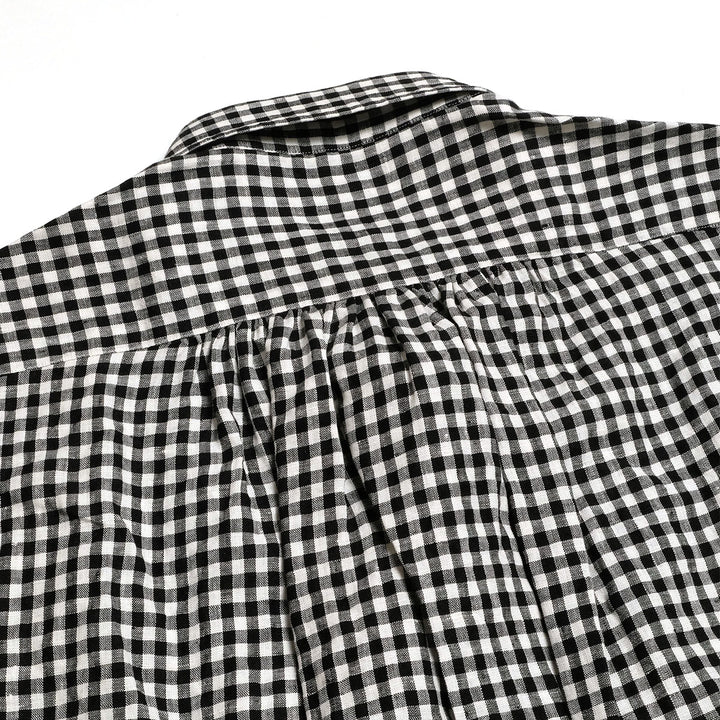 Porter Classic - ROLL UP LINEN GINGHAM CHECK SHIRT - PC-016-3978