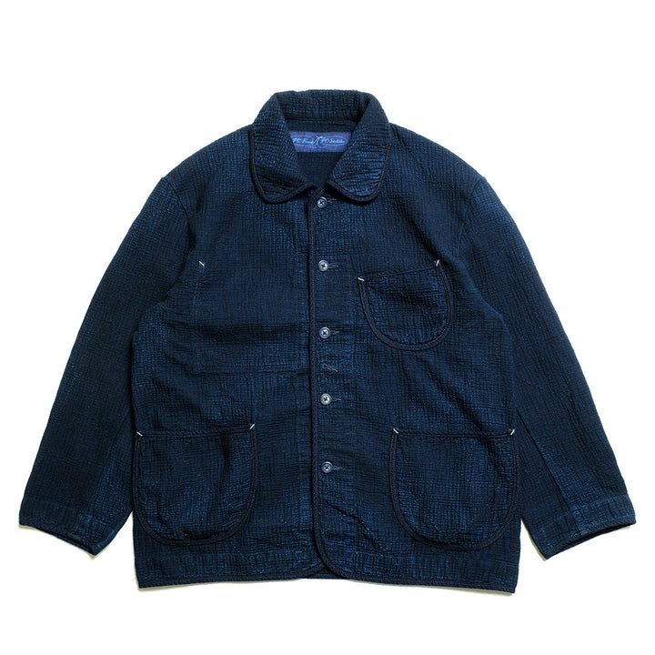 Porter Classic - NEW SASHIKO LIGHT FRENCH JACKET - WATCH CHAIN ITEM - PC-059-3180