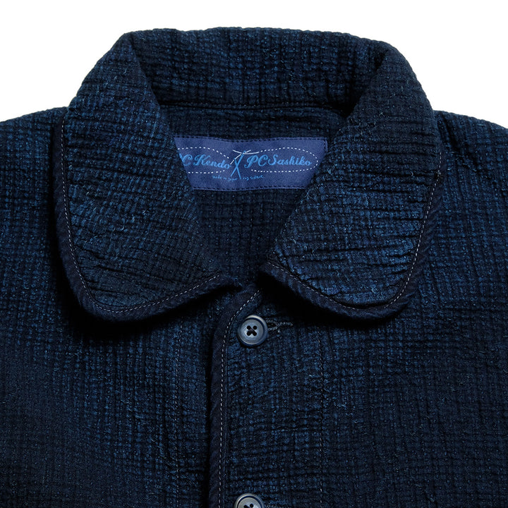 Porter Classic - NEW SASHIKO LIGHT FRENCH JACKET - WATCH CHAIN ITEM - PC-059-3180