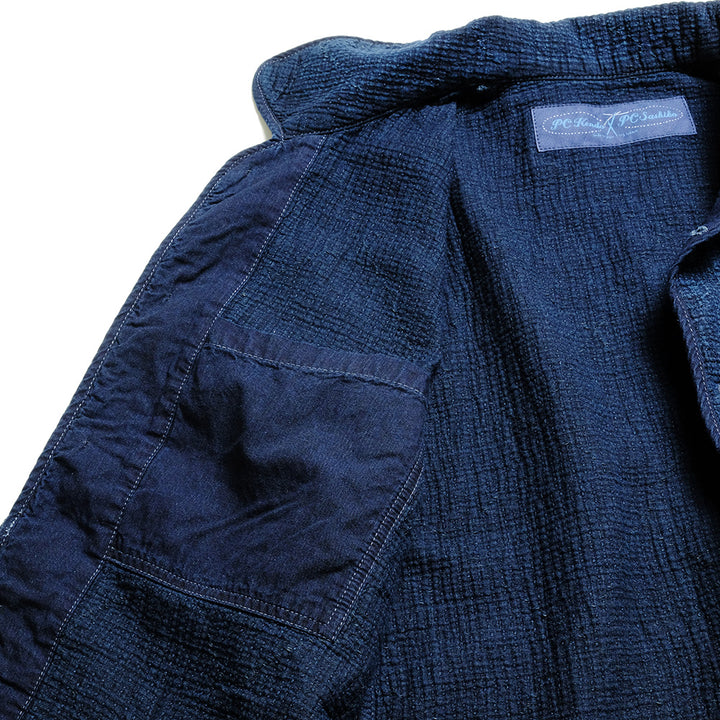 Porter Classic - NEW SASHIKO LIGHT FRENCH JACKET - WATCH CHAIN ITEM - PC-059-3180