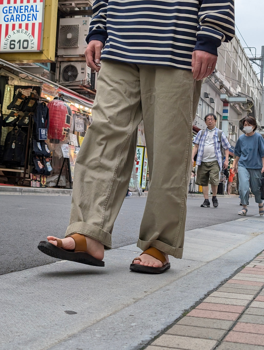 GOLD - SELVEDGE WEAPON WIDE TROUSERS - GL42426