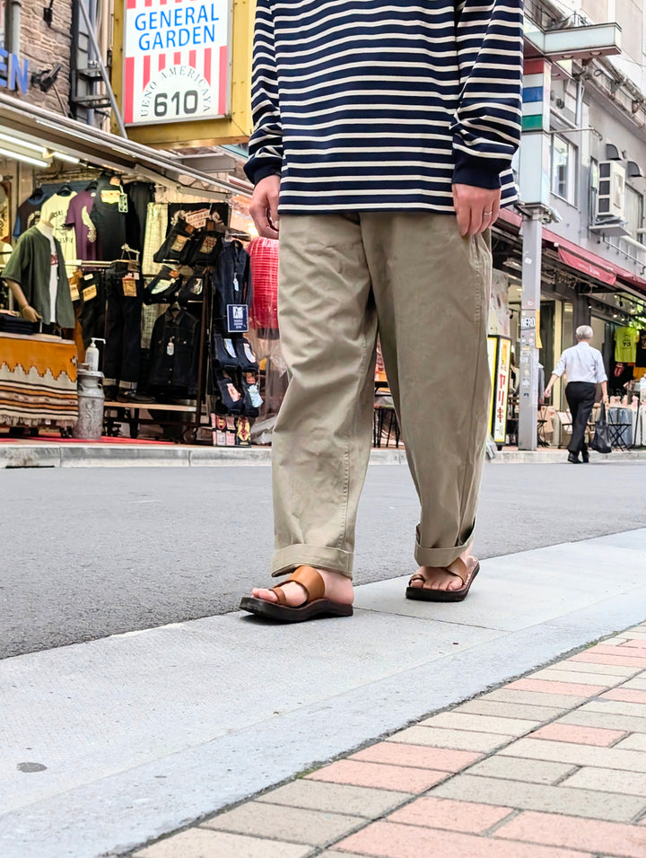 GOLD - SELVEDGE WEAPON WIDE TROUSERS - GL42426