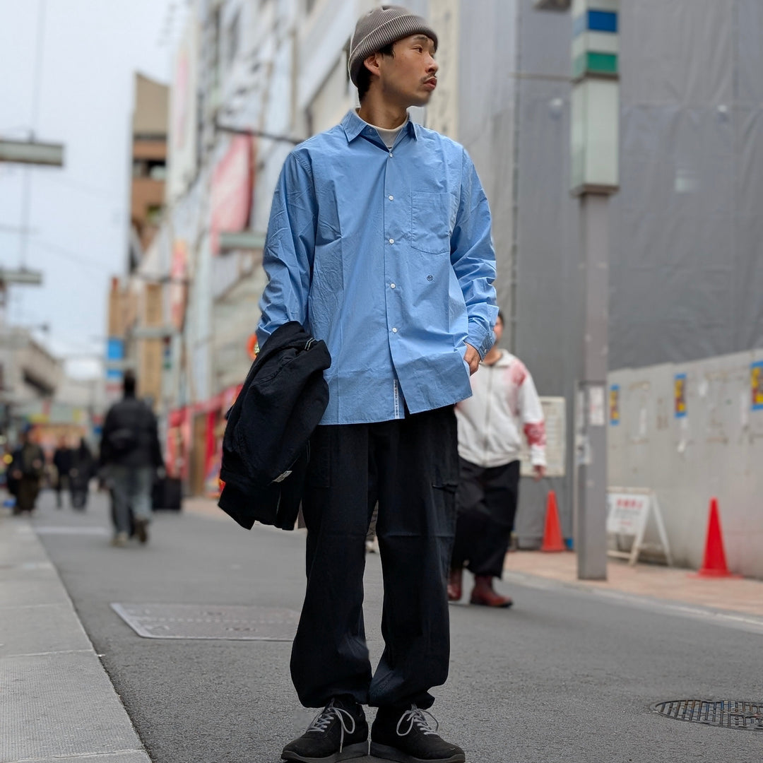 nanamica - Regular Collar Wind Shirt - SUGS400