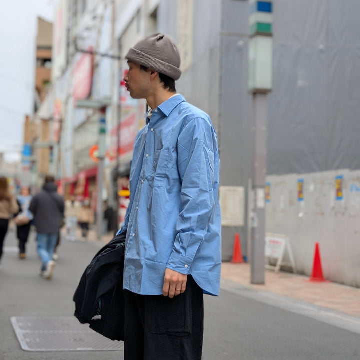 nanamica - Regular Collar Wind Shirt - SUGS400