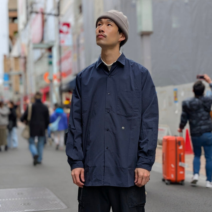 nanamica - Regular Collar Wind Shirt - SUGS400