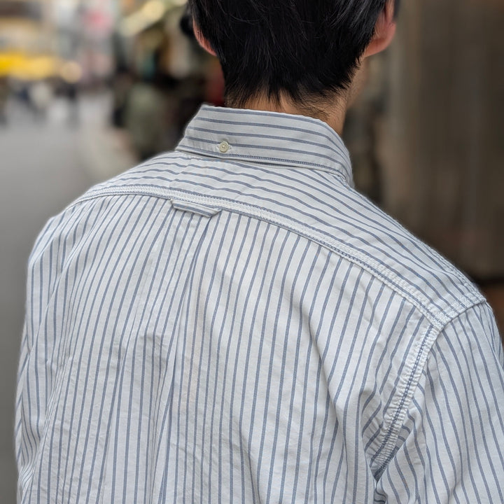 nanamica - Button Down Stripe Wind Shirt -  S25SG090