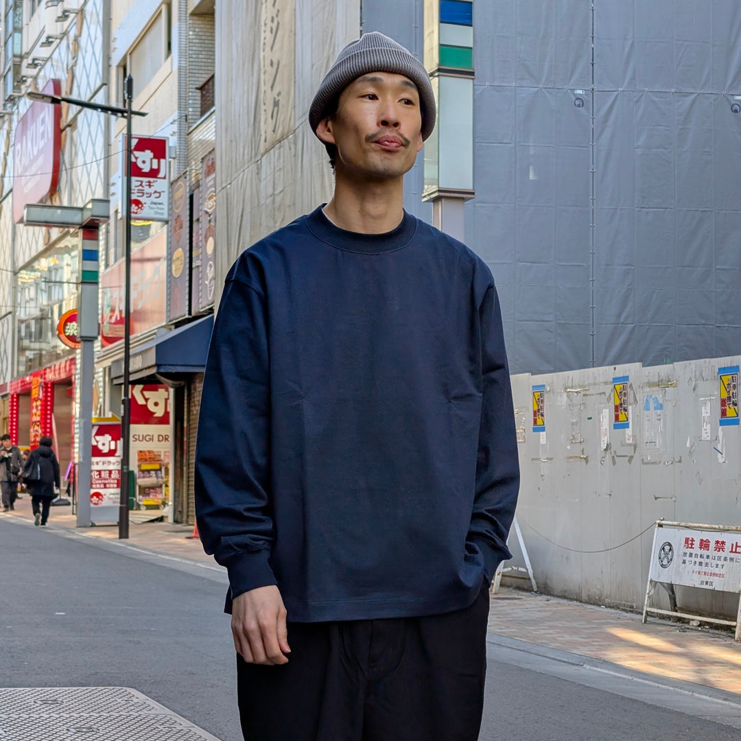KAPTAIN SUNSHINE - Suvin Supima Tube L/S Tee Heavy - KSBSCS01
