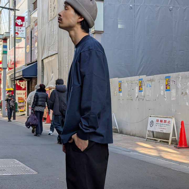 KAPTAIN SUNSHINE - Suvin Supima Tube L/S Tee Heavy - KSBSCS01