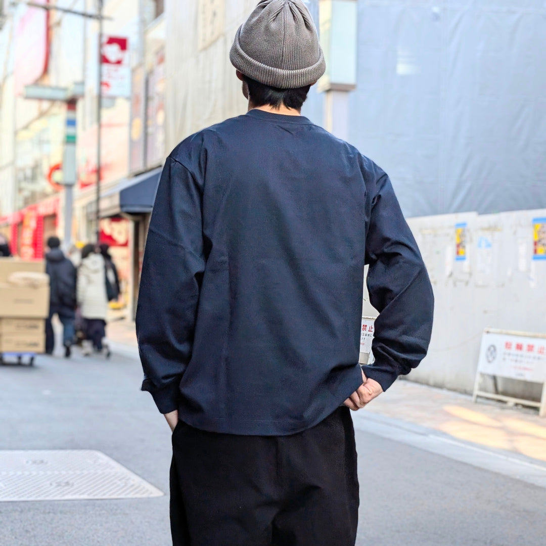 KAPTAIN SUNSHINE - Suvin Supima Tube L/S Tee Heavy - KSBSCS01