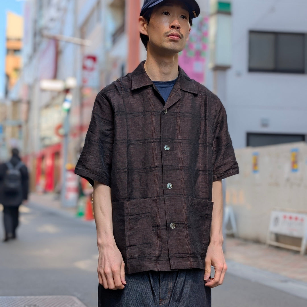 Needles - Cabana Shirt - Plaid Jacquard - QV120