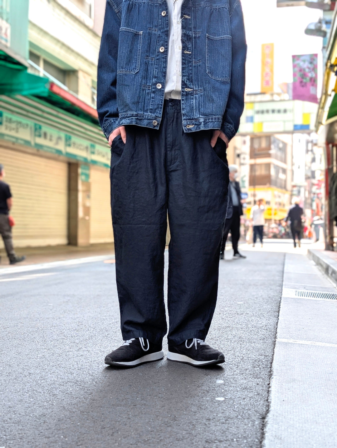 Porter Classic - FARMER'S LINEN LOOSE-FITTING PANTS - PC-021-3309