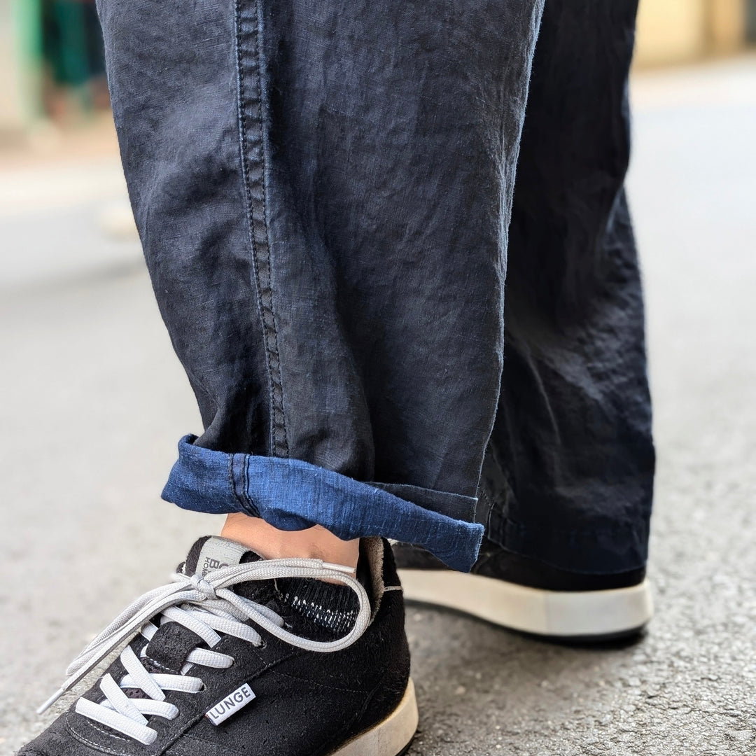 Porter Classic - FARMER'S LINEN LOOSE-FITTING PANTS - PC-021-3309
