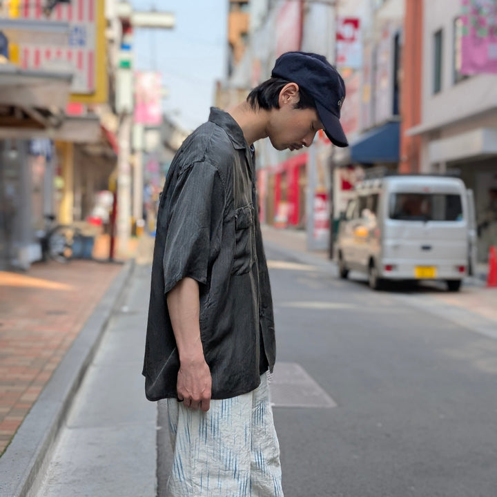 KAPTAIN SUNSHINE - Open Collared  SS Shirt - KS25SSH08