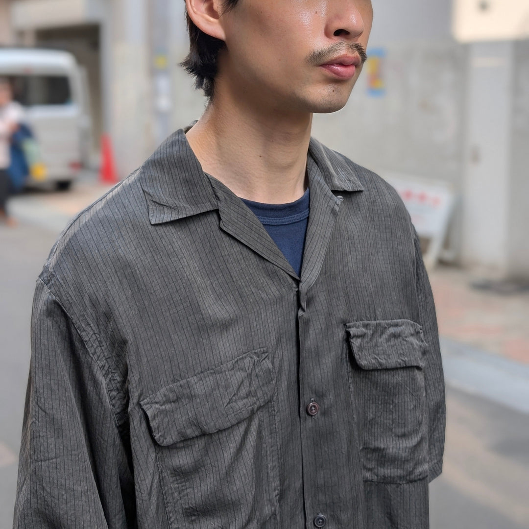 KAPTAIN SUNSHINE - Open Collared  SS Shirt - KS25SSH08