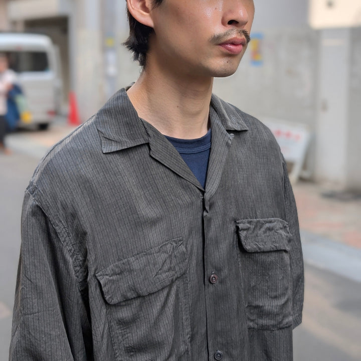 KAPTAIN SUNSHINE - Open Collared  SS Shirt - KS25SSH08
