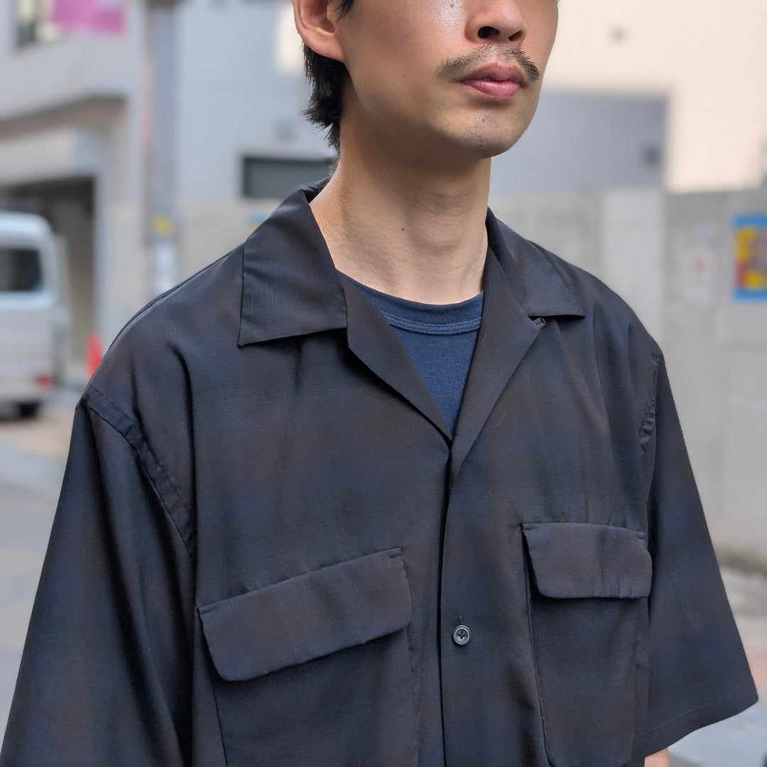KAPTAIN SUNSHINE - Open Collared  SS Shirt - KS25SSH04