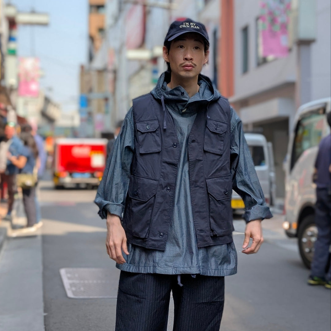 Engineered Garments - Cagoule Shirt - Chambray - QT029