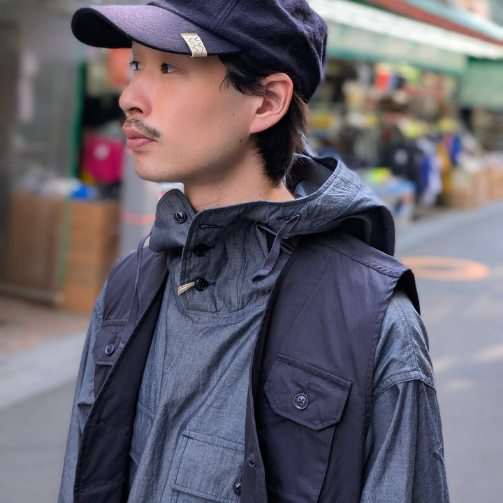 Engineered Garments - Cagoule Shirt - Chambray - QT029