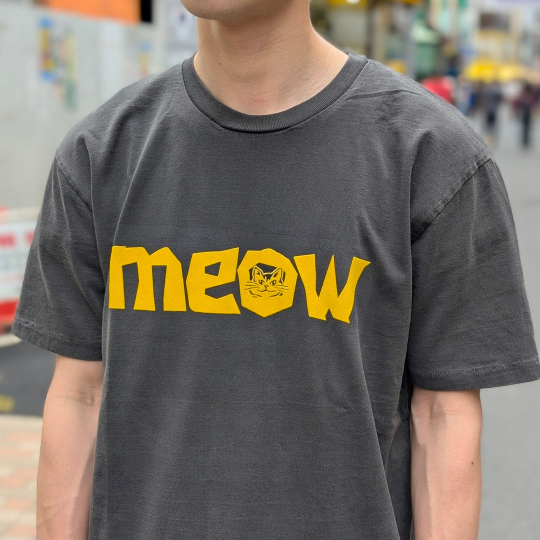 Mixta - CREW NECK PRINT TEE - MEOW - MXT1010011