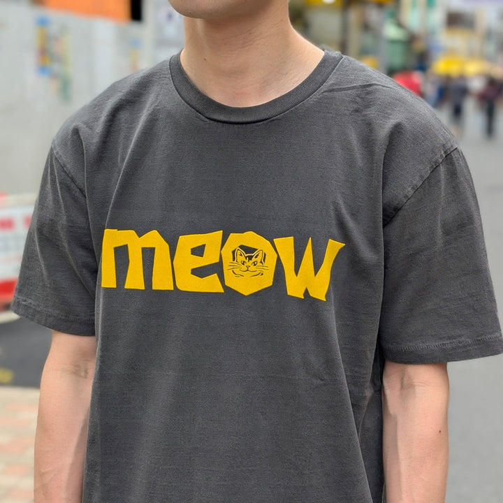 Mixta - CREW NECK PRINT TEE - MEOW - MXT1010011
