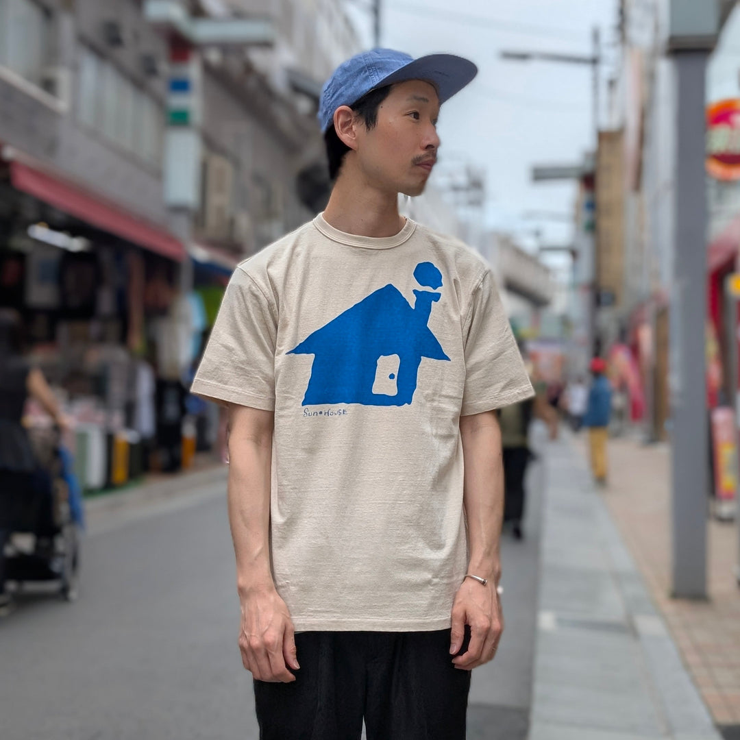 【SUN HOUSE EXCLUSIVE 】BURGUS PLUS - S/S Print Tee - SUN HOUSE - BP25607SH