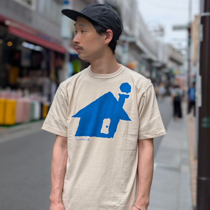 【SUN HOUSE EXCLUSIVE 】BURGUS PLUS - S/S Print Tee - SUN HOUSE - BP25607SH