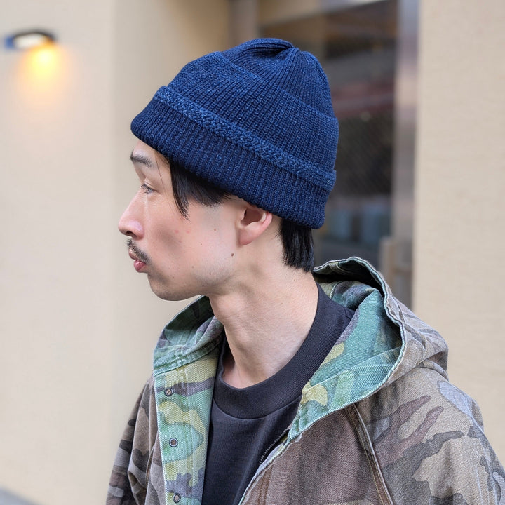 ROTOTO - INDIGO MIL WATCH CAP - R5146-252