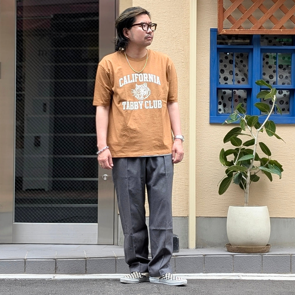Mixta - CREW NECK PRINT TEE - TABBY CAT - MXT1010088