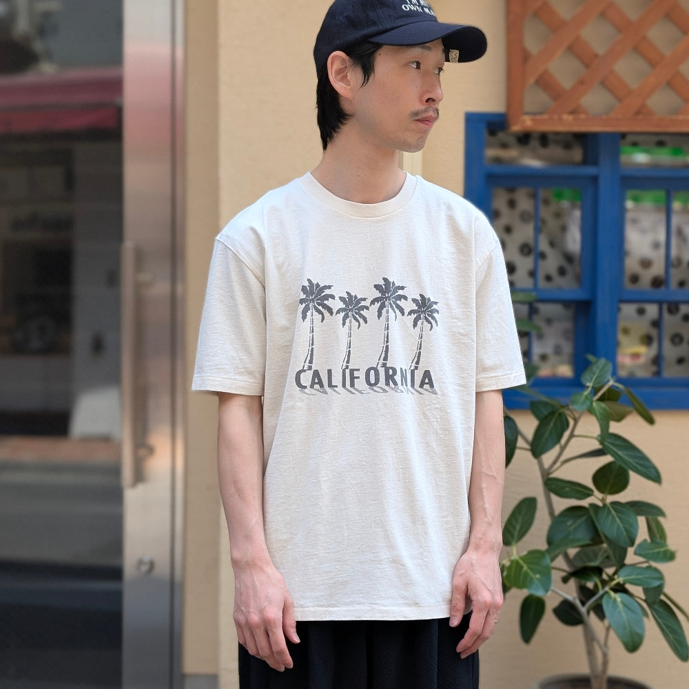 Mixta - CREW NECK PRINT TEE - CALIFORNIA TREE - MXT1010090