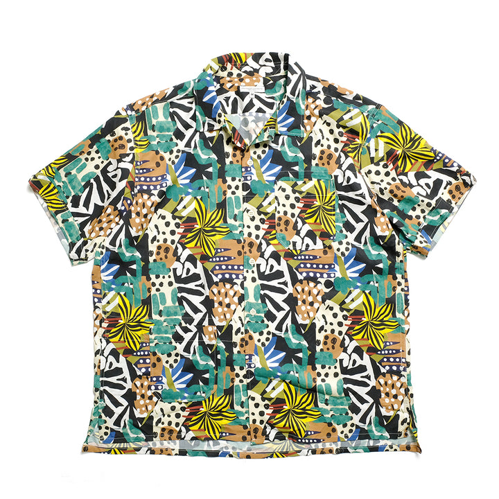 Engineered Garments - Camp Shirt - African Print Patchwork - QT021