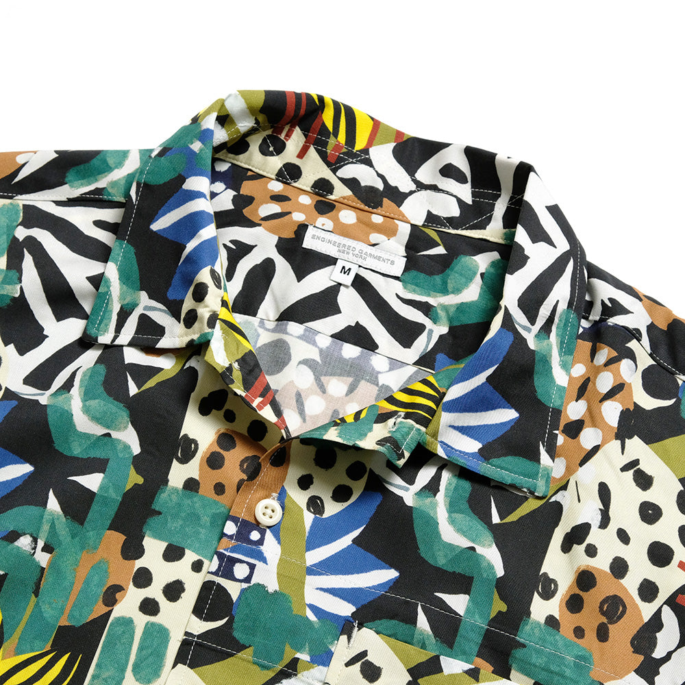 Engineered Garments - Camp Shirt - African Print Patchwork - QT021